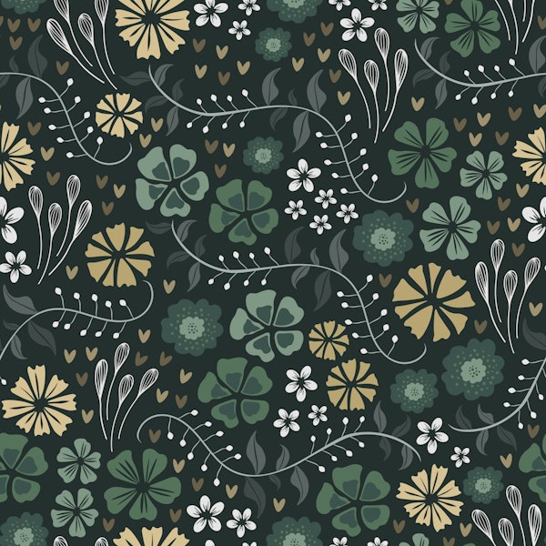 Dark Whimsical Floral Decor