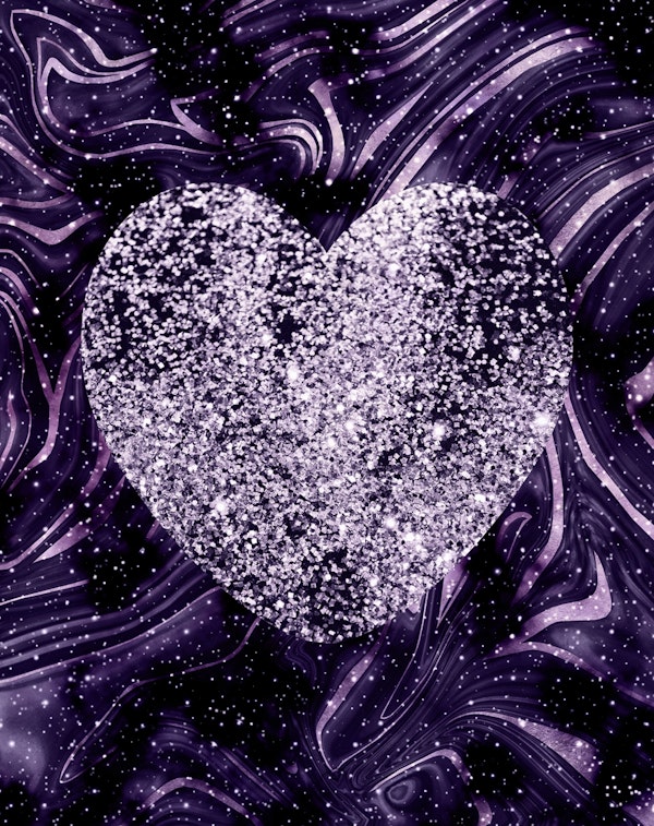 Cosmic Glitter Heart Dream 1