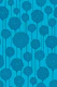GARDEN BEAUTIES Mod Scandi Floral Indigo Blue
