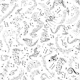 Music Notes 2 black and white