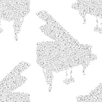Pianos Pattern 1 wallpaper