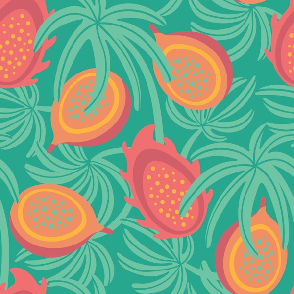 LILIKOI AND DRAGONFRUIT Tropical Fruit Aqua