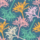 TOSSED TI Tropical Botanical Plants Blue