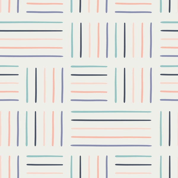 Multicolor Stripes Purple Mint