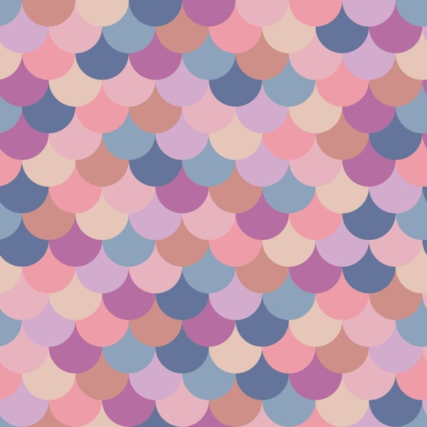 Mermaid Tail Pink Purple