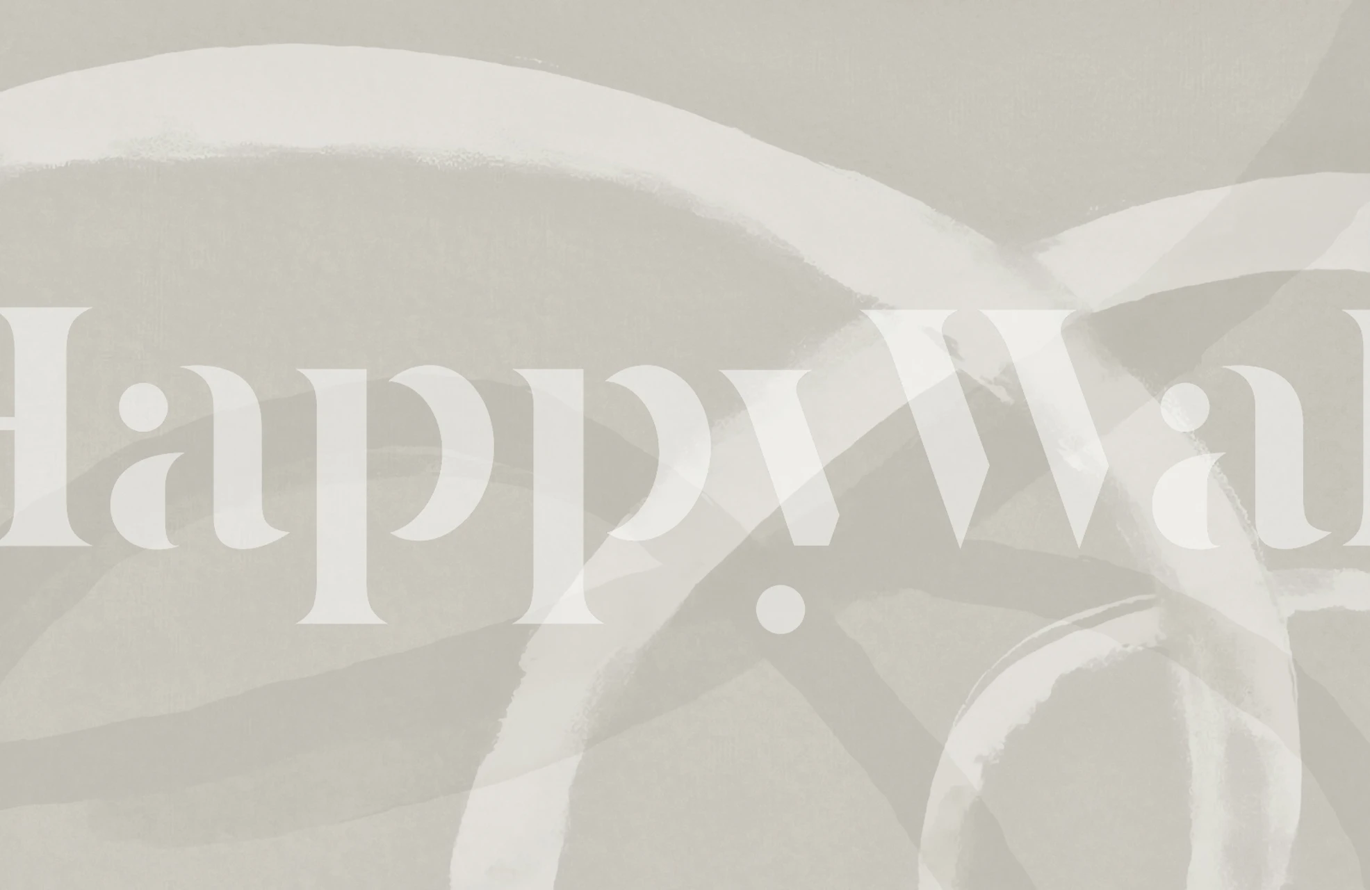 Abstract Minimalism tapet med brush strokes