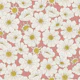 Bold White Flowers Pale Pink