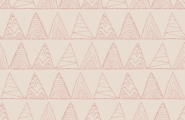 Triangle Doodles Rosé