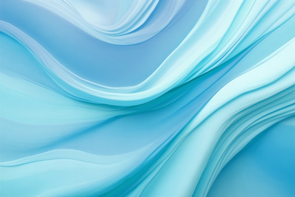 Blue Wave Abstract Modernism