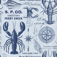 Maritime Treasures And Nautical Vibes Navy papiers peint