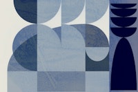 Nordic Retro Geometry tapete