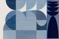 Nordic Retro Geometry tapet