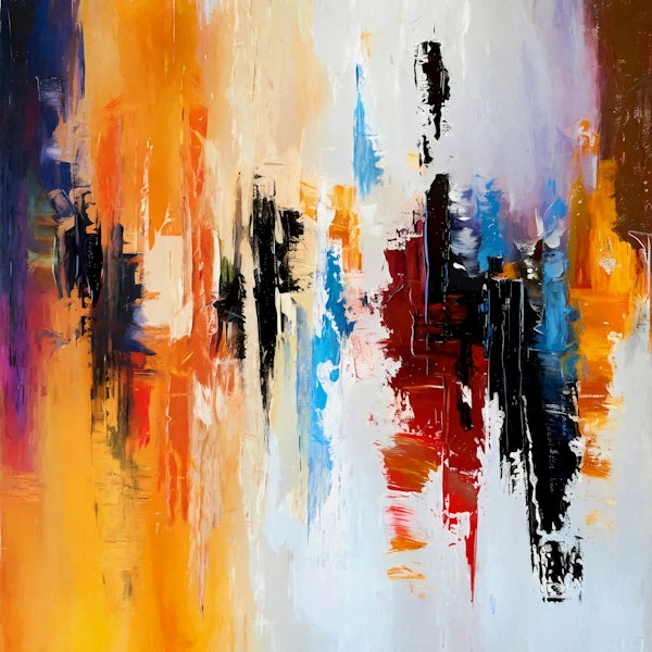 Vertical Brushstrokes 3