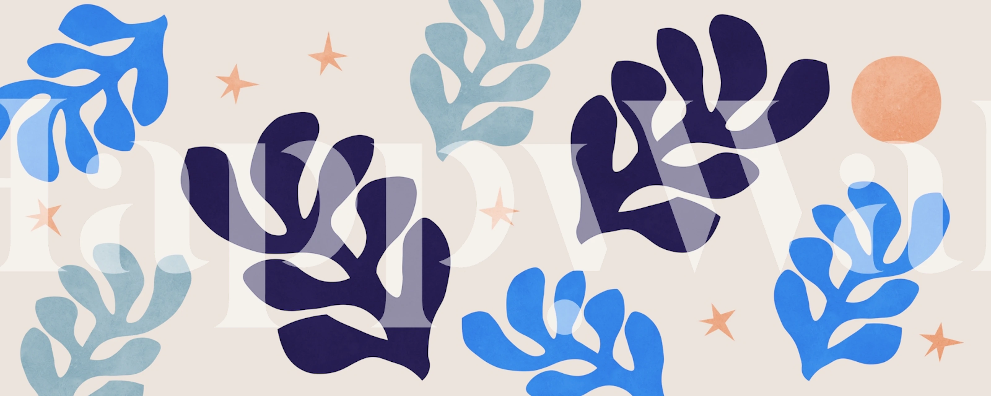 Tapeta Floral Matisse 3 v místnosti