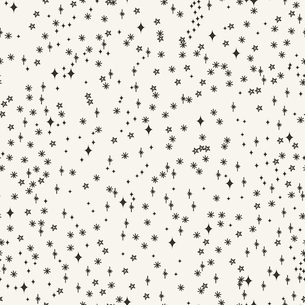 Stars And Sparks White Black