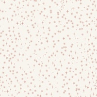 Stars And Sparks White Rosé tapeta