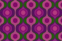 Magenta 70s Groovy Geometry tapete