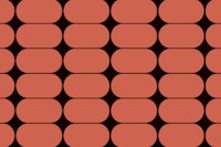 Simple Mid-Century Pebbles Vintage Coral tapeta