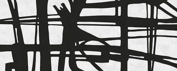 Black and white strokes IX