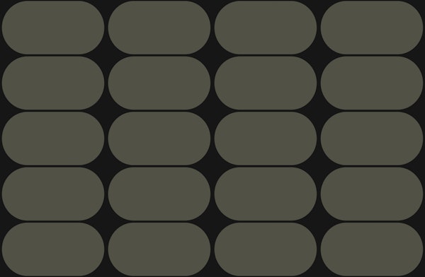 Mid-Century Modern Pebble Geo