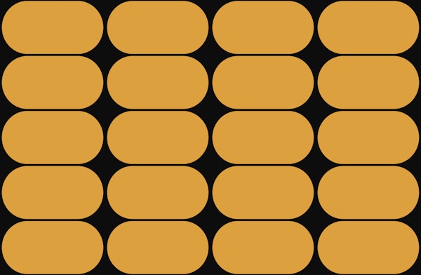 Simple Muted Mid-Century Pebbles Geo