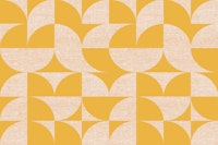 Summer Mid-Century Geometric Shapes Fun ταπετσαρία