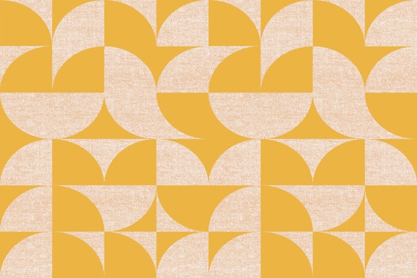 Summer Mid-Century Geometric Shapes Fun