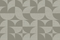 Tan Seventies Geometry ταπετσαρία