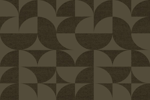 Moody Chocolate Seventies Geometry