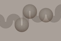 Warm Muted Tan Seventies Geometry ταπετσαρία