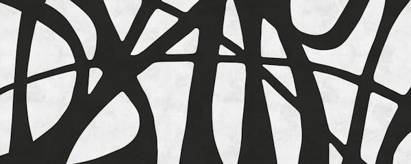 Black and white strokes X