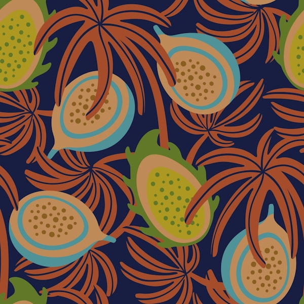 LILIKOI AND DRAGONFRUIT Tropical Fruit Rust