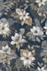 Graceful Boho Flowers Fantasy Garden Blue