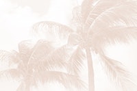 Summer Paradise Palms 7 - Soft Beige wallpaper