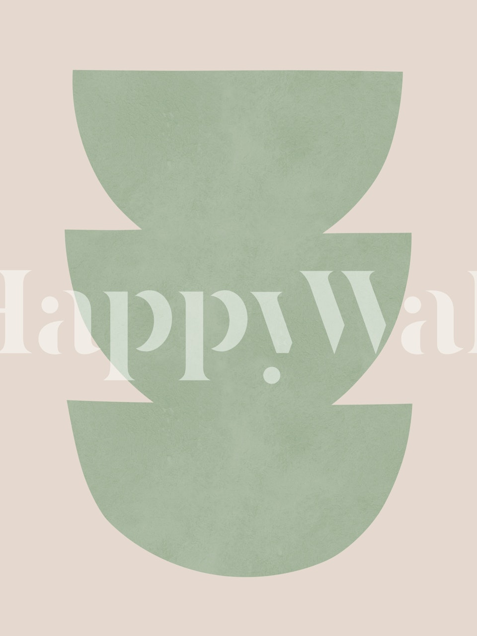 Tribal shapes 28 carta da parati in un interno moderno