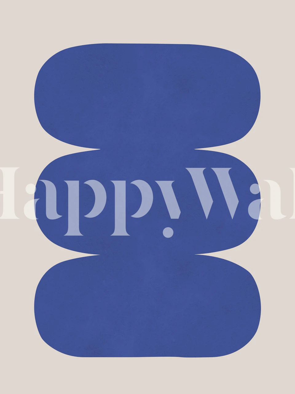 Tribal shapes 32 tapet i en romsetting