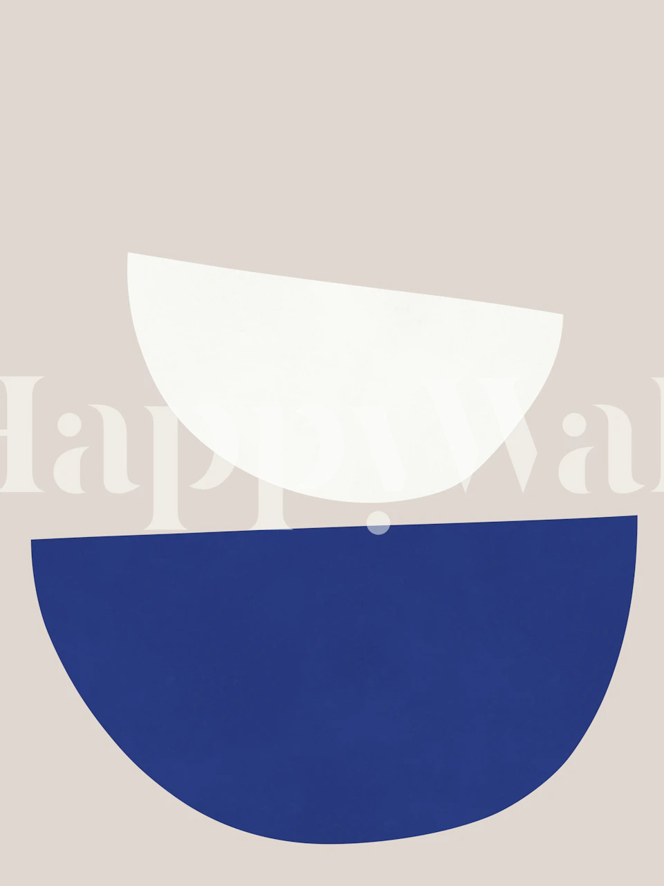 Tribal shapes 33 tapet i ett rum