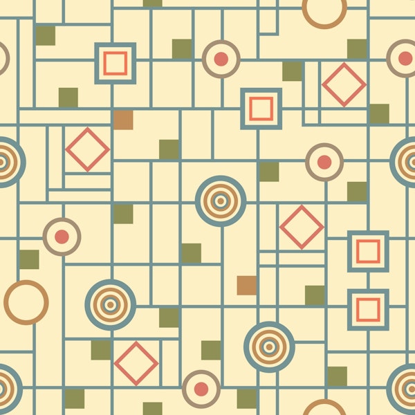 BITS & PIECES Art Deco Geometric Elegant