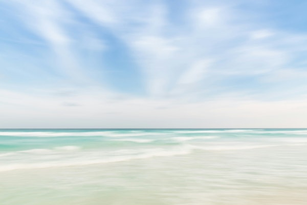 Abstract blur sky and ocean nature background
