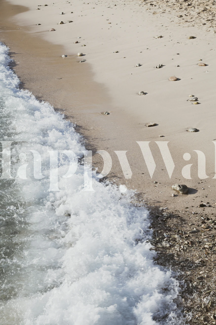 Caribbean Sea Foam Bliss 6 tapeta v místnosti