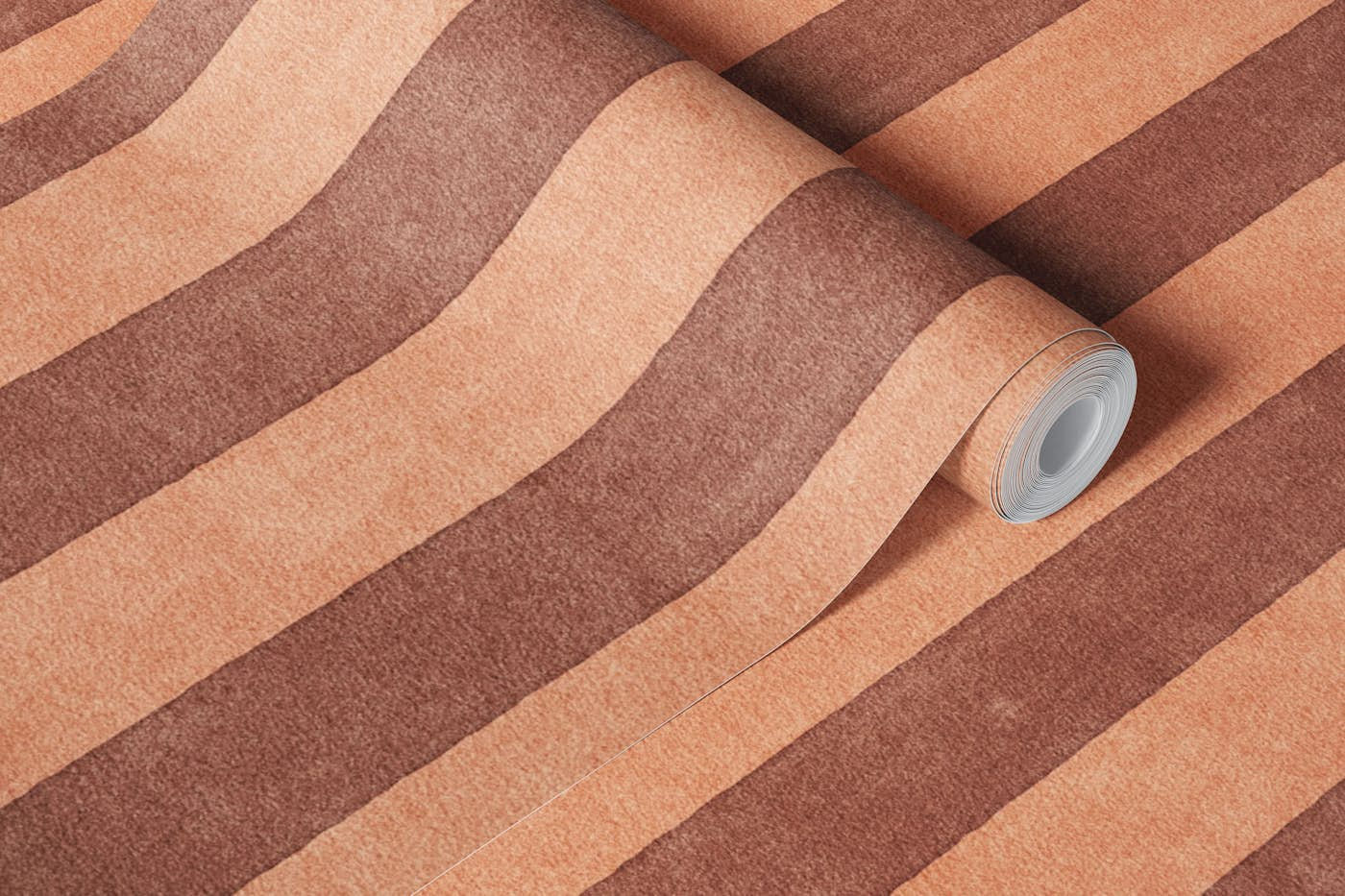 STRIPES - 004 - brown wallpaper roll