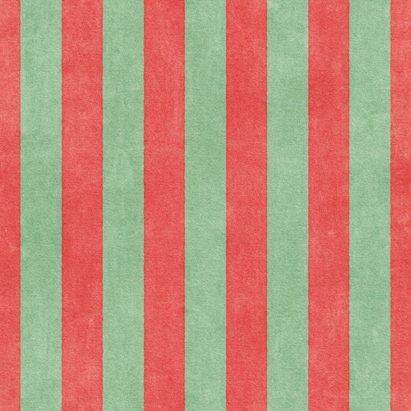 STRIPES - 005 - red and green