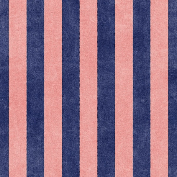 STRIPES - 005 - navy blue and pink