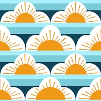 Summer Sunset: Moonlight Beach papiers peint