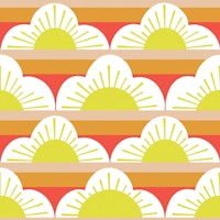 Summer Sunset: Warm Waters papiers peint