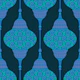 LAMPLIGHT Retro Exotic Lanterns Royal Blue