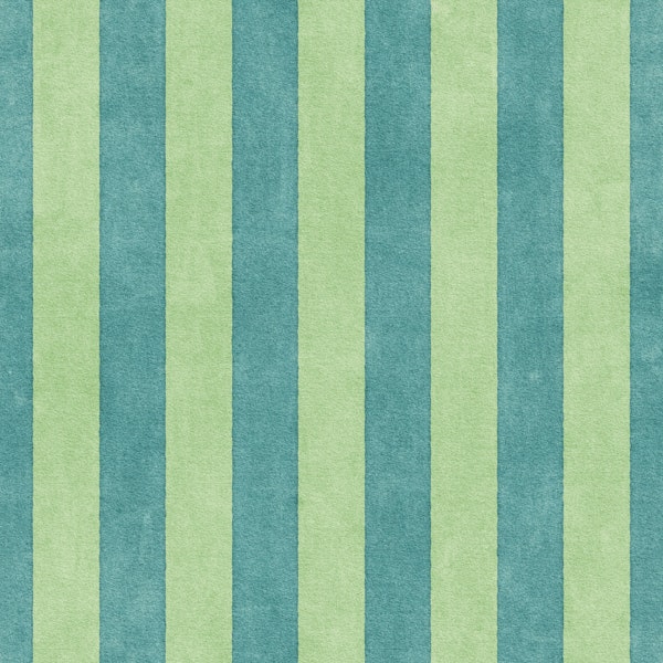 STRIPES - 005 - teal and green