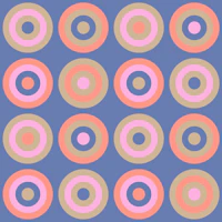 PAILLETTES Retro Geometric Dots Purple tapet