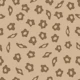 COTTAGE BLOOMS Simple Retro Floral - Beige
