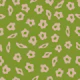 COTTAGE BLOOMS Simple Retro Floral - Green